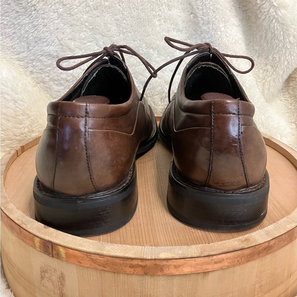 EUC Florsheim Cornell Leather Brown Oxfords Derby Dress Shoes Size 12 main image 7